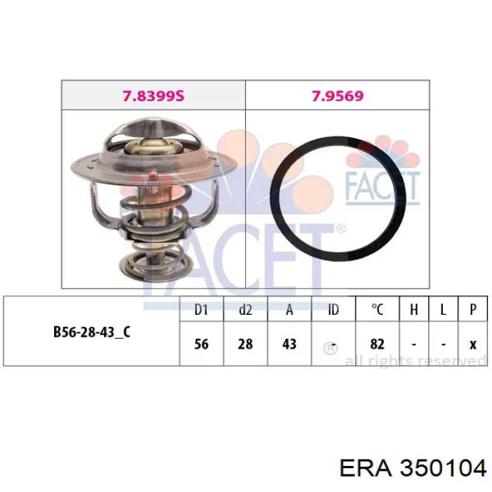 350104 ERA termostato, refrigerante