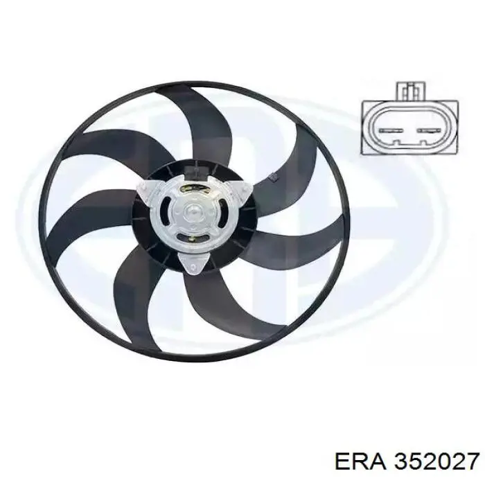 352027 ERA ventilador (rodete +motor refrigeración del motor con electromotor completo)