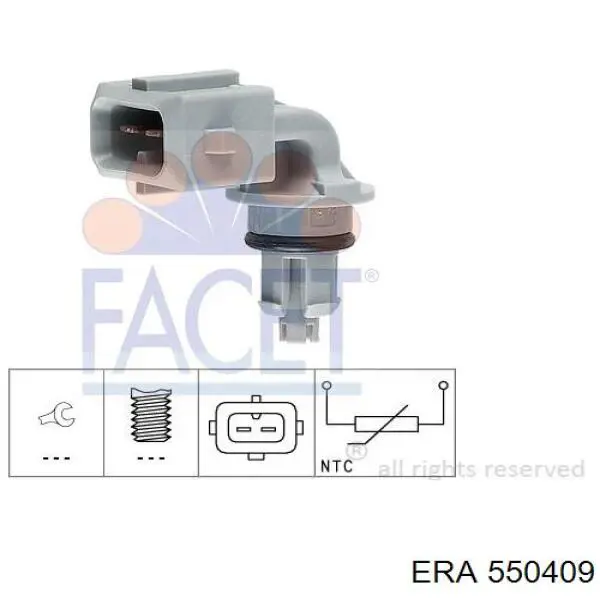 550409 ERA sensor, temperatura del aire de admisión