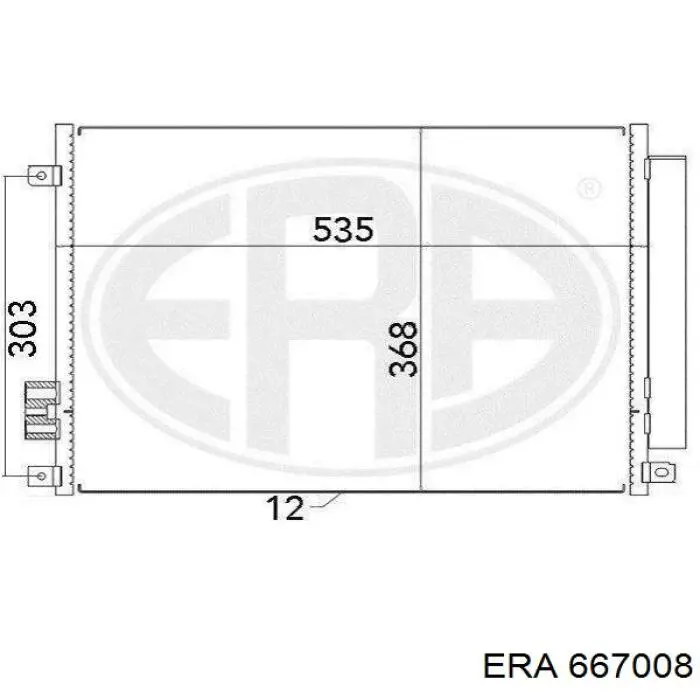 667008 ERA condensador aire acondicionado