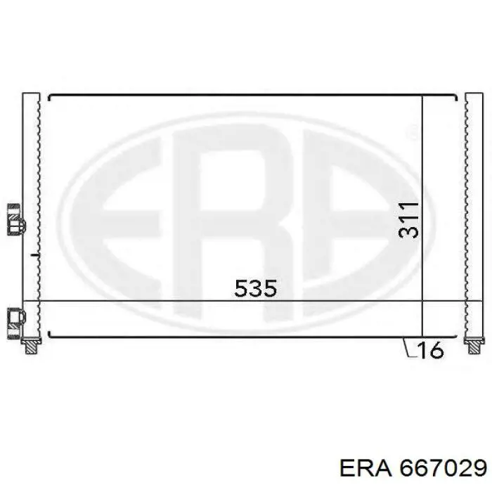 667029 ERA condensador aire acondicionado