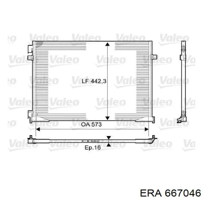 667046 ERA condensador aire acondicionado