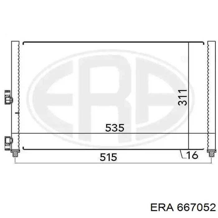 667052 ERA condensador aire acondicionado