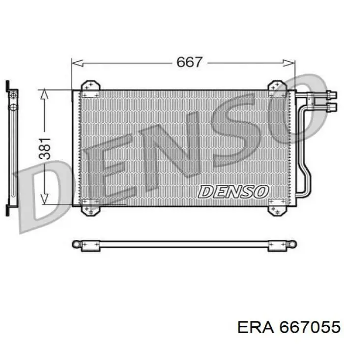 667055 ERA condensador aire acondicionado