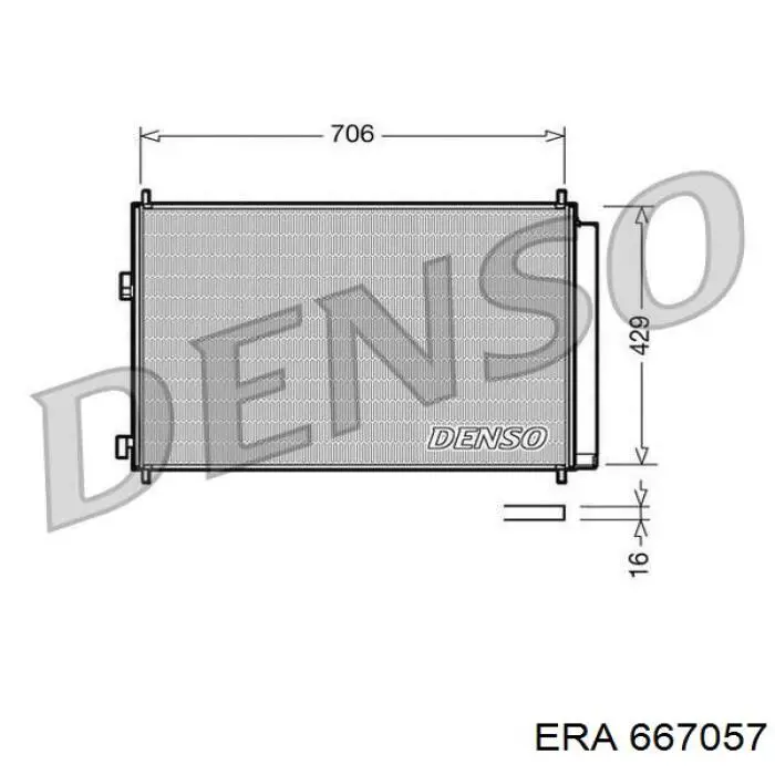 667057 ERA condensador aire acondicionado