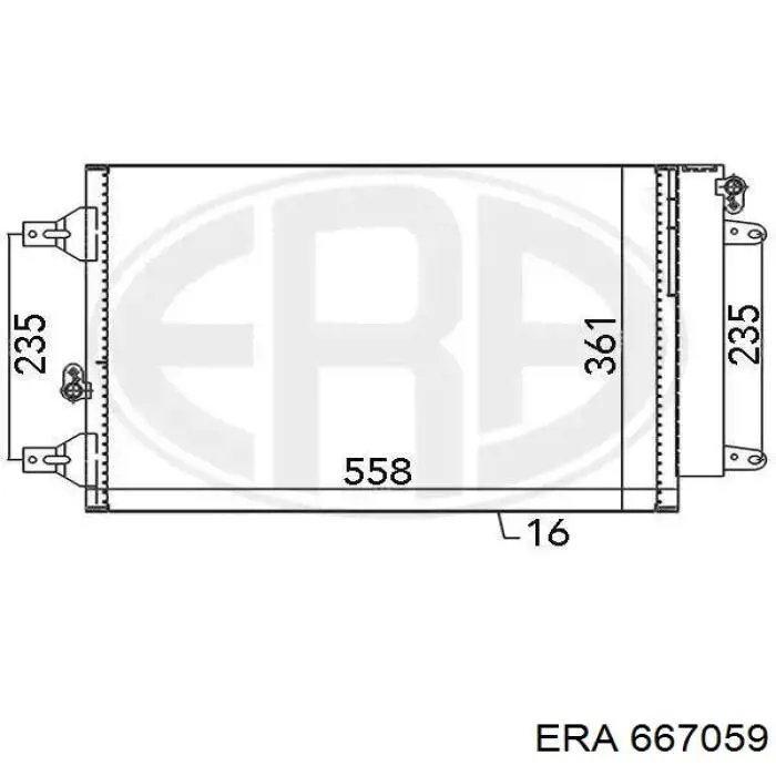 667059 ERA condensador aire acondicionado