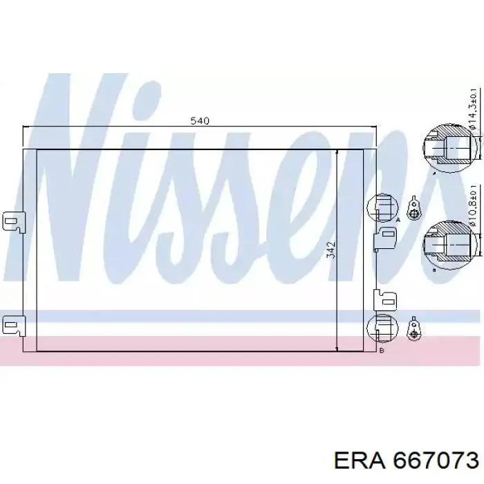 667073 ERA condensador aire acondicionado