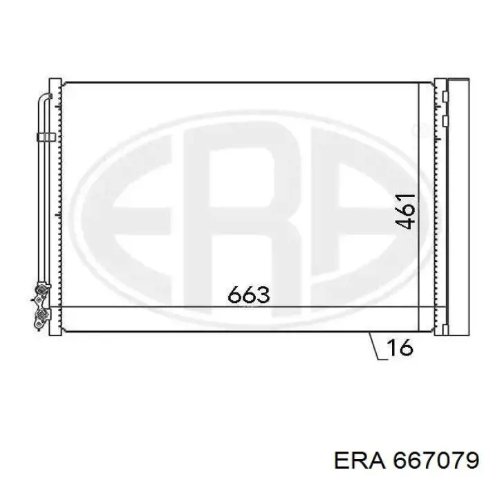 667079 ERA condensador aire acondicionado