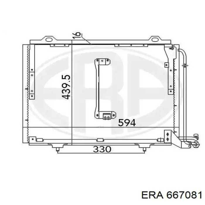 667081 ERA condensador aire acondicionado