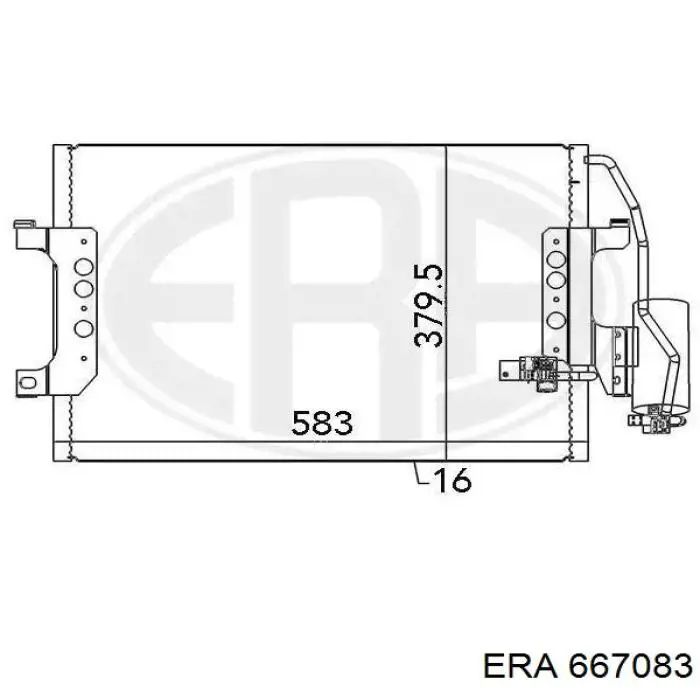 667083 ERA condensador aire acondicionado