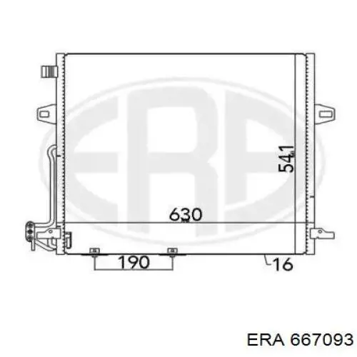 667093 ERA condensador aire acondicionado