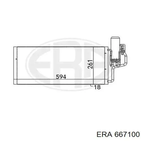 667100 ERA condensador aire acondicionado