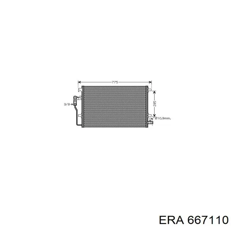 667110 ERA condensador aire acondicionado