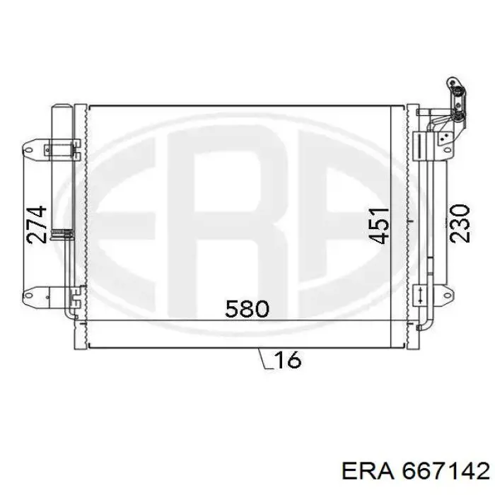 667142 ERA condensador aire acondicionado