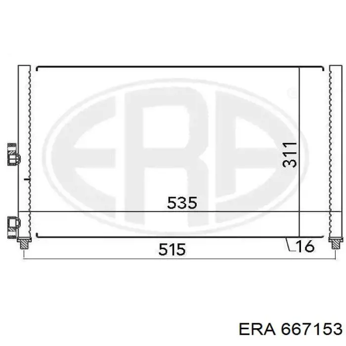 667153 ERA condensador aire acondicionado