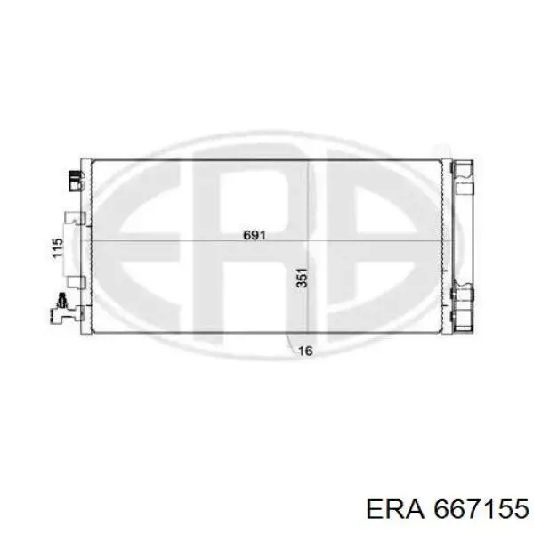 667155 ERA condensador aire acondicionado