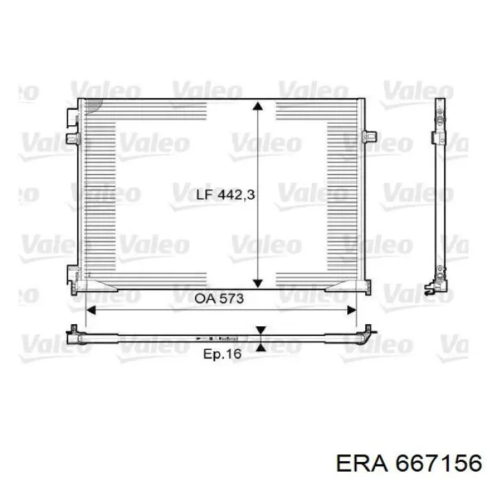 667156 ERA condensador aire acondicionado