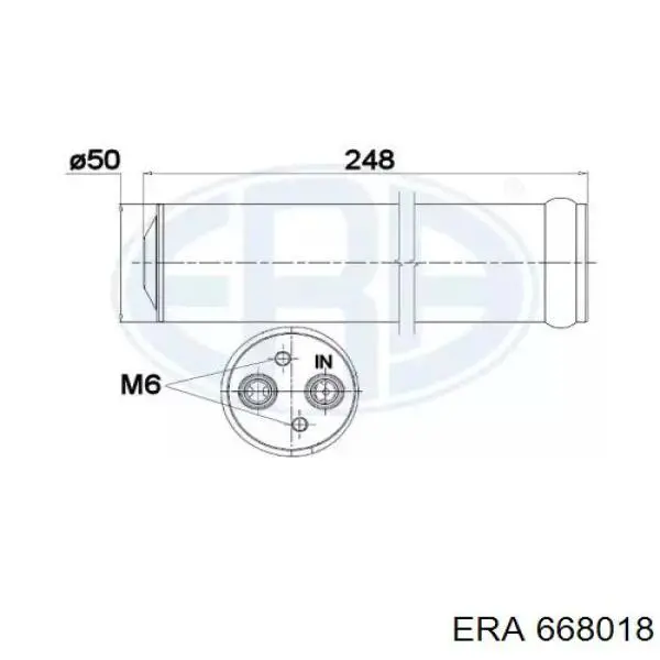 2764000QAE Nissan receptor-secador del aire acondicionado