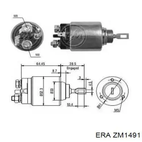 ZM1491 ERA interruptor magnético, estárter