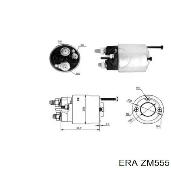 1612514 Opel interruptor magnético, estárter