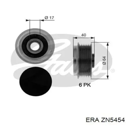 ZN5454 ERA poleas juego de piezas