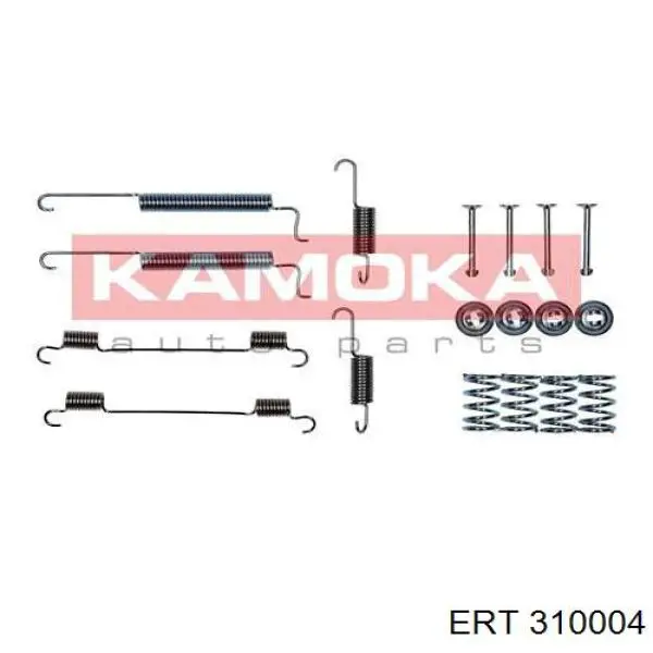 310004 ERT kit de montaje, zapatas de freno traseras