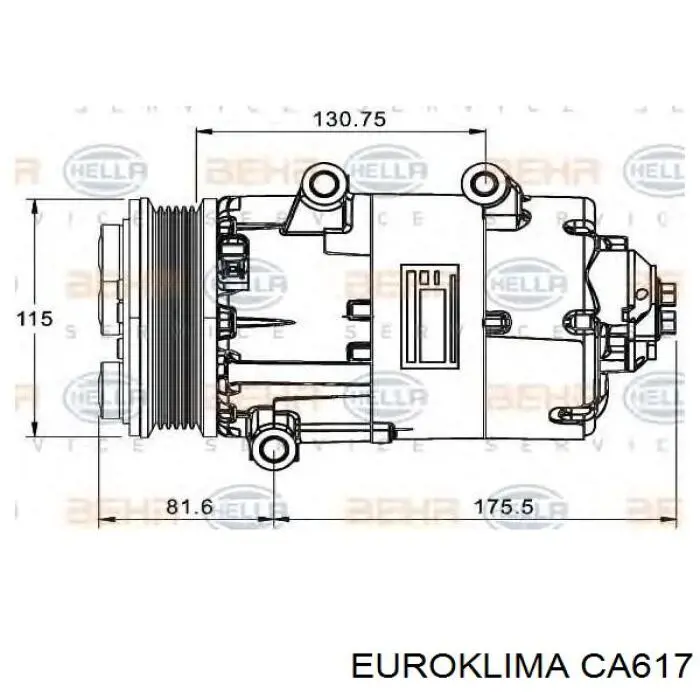  Polea Compresor A/C para Volvo S80 2 