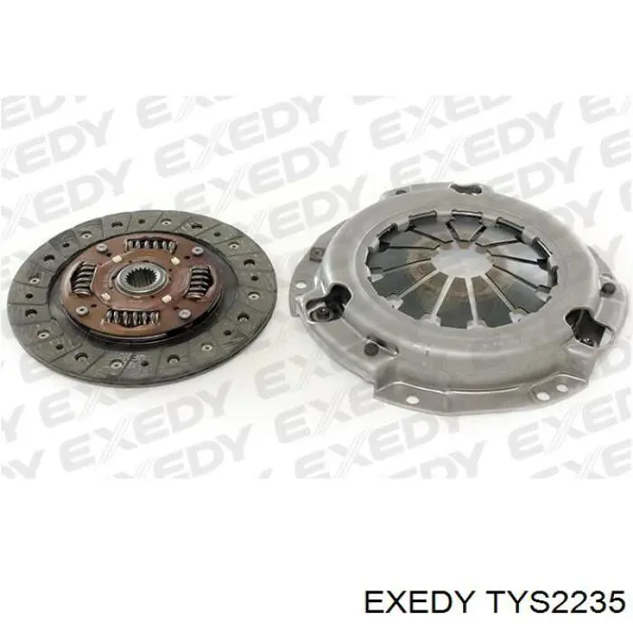 TYS2235 Exedy kit de embrague (3 partes)