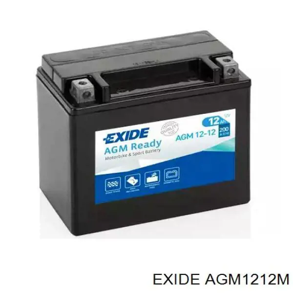 AGM1212M Exide batería de arranque