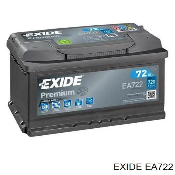 EA722 Exide batería de arranque