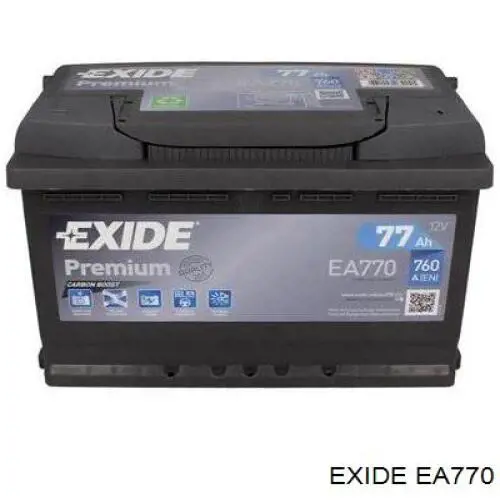 EA770 Exide batería de arranque