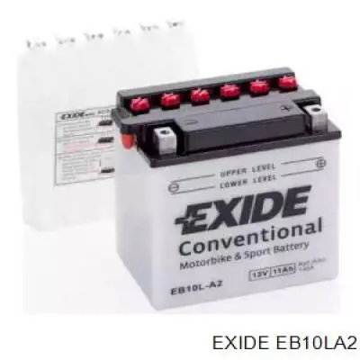 EB10LA2 Exide batería de arranque