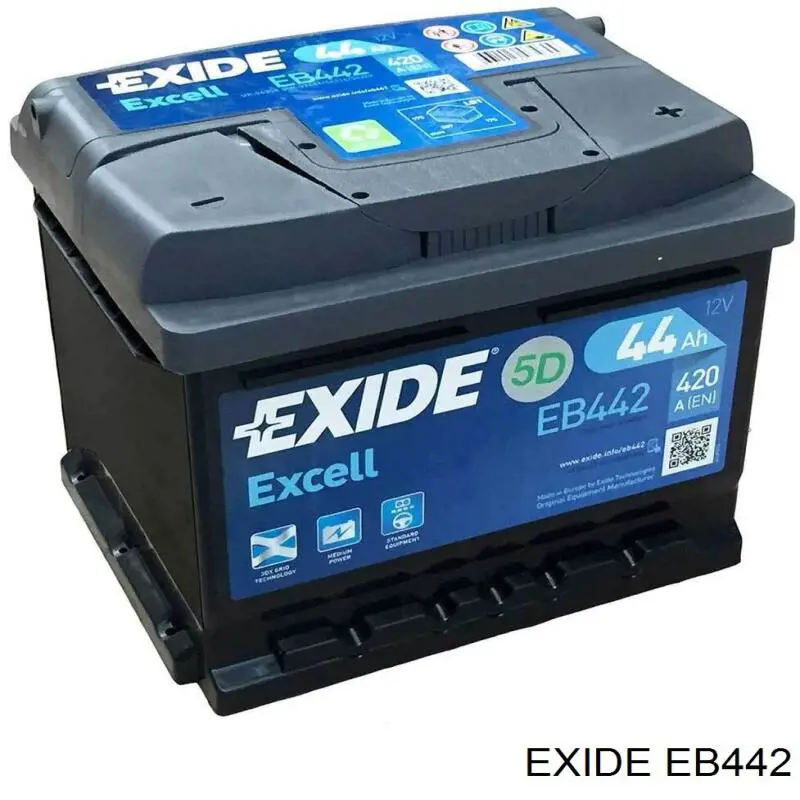 EB442 Exide batería de arranque