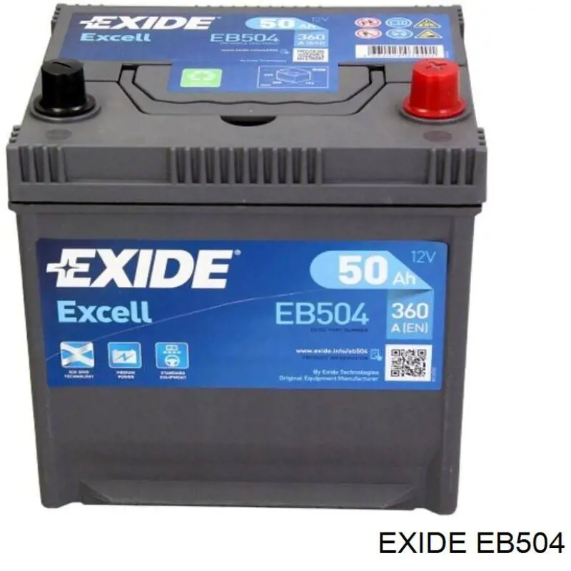 EB504 Exide batería de arranque