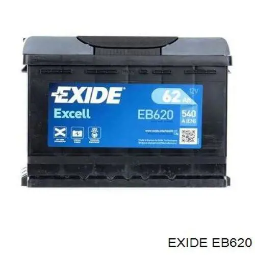 EB620 Exide batería de arranque