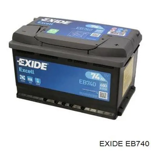 EB740 Exide batería de arranque