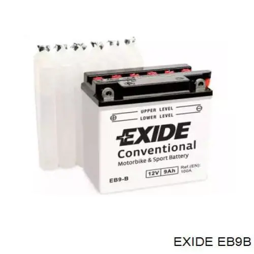 EB9B Exide batería de arranque