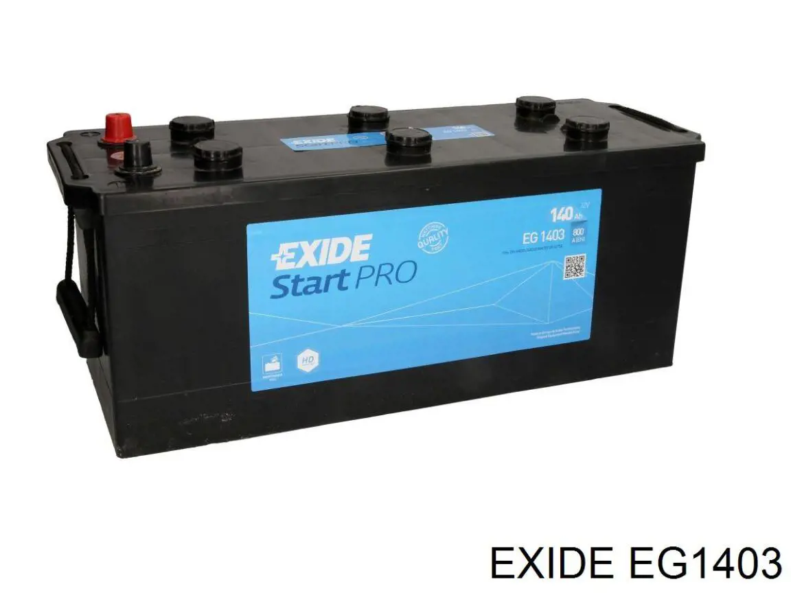 EG1403 Exide batería de arranque