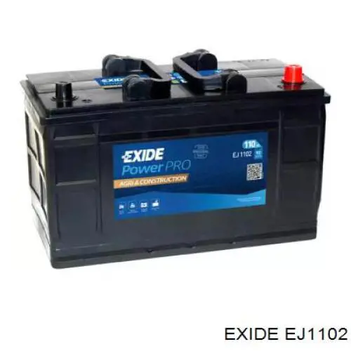 EJ1102 Exide batería de arranque