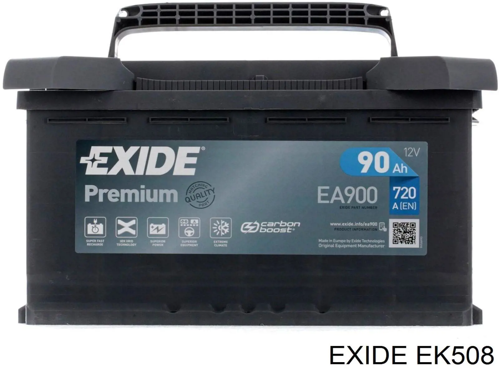 EK508 Exide batería de arranque