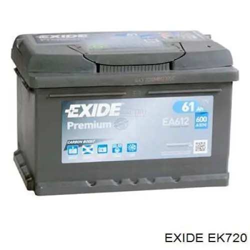 EK720 Exide batería de arranque