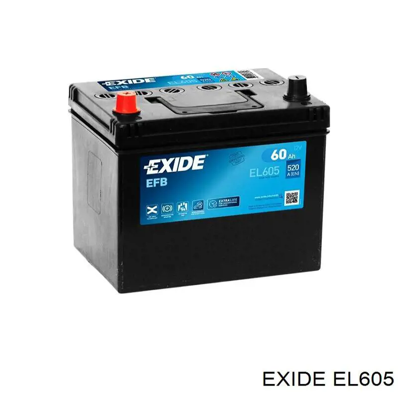 EL605 Exide batería de arranque