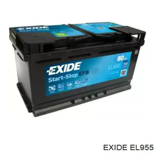 EL955 Exide batería de arranque