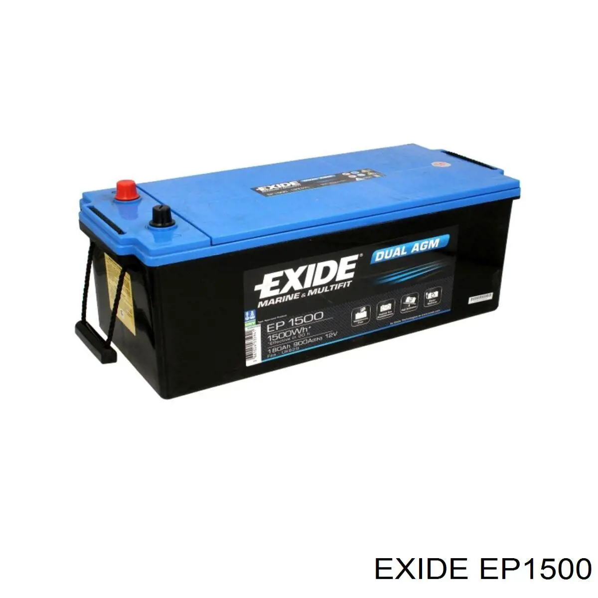 EP1500 Exide batería de arranque