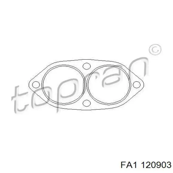 120-903 FA1 junta de tubo de escape silenciador