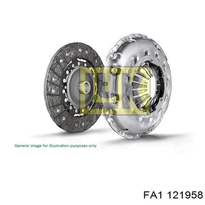 121-958 FA1 junta de tubo de escape silenciador