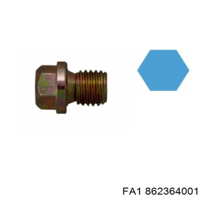 862.364.001 FA1 tapón roscado, colector de aceite