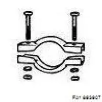 893-907 FA1 soporte, silenciador