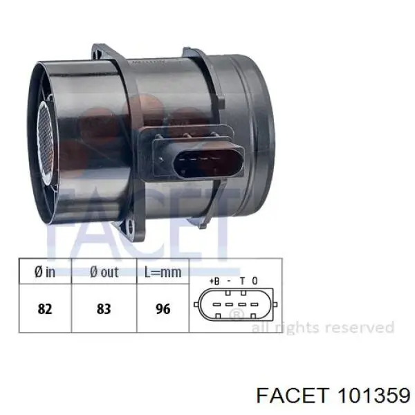  Sensor De Flujo De Aire/Medidor De Flujo (Flujo de Aire Masibo) para Mercedes Sprinter 906