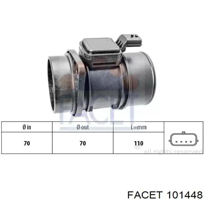  Sensor De Flujo De Aire/Medidor De Flujo (Flujo de Aire Masibo) para Nissan Note E11